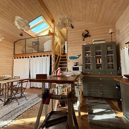 Aig 195 Chalet Loft En Bois Massif Avec Terrasse Et Vue Mer Gruissan